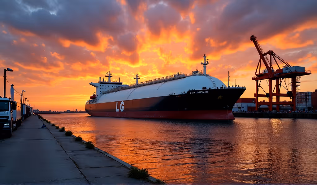USA LNG Exporte 2025 | Symbolbild KI-generiert © 2026 EMH AG JS by Flux