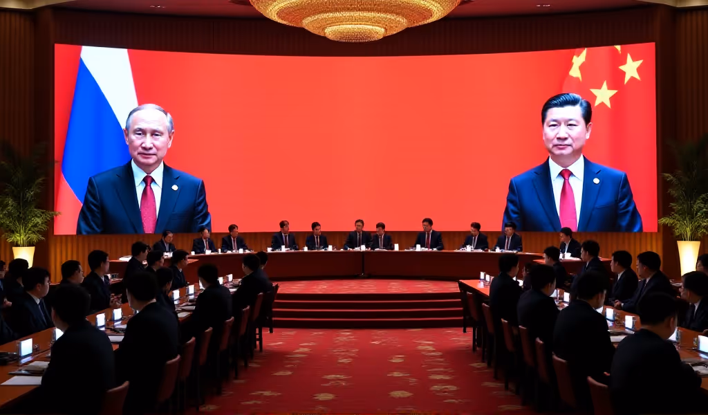 Xi und Putin strategische Partnerschaft | Symbolbild KI-generiert © 2026 EMH AG JS by Flux