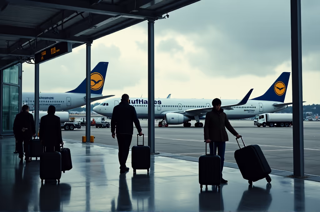 Lufthansa streicht Flüge wegen Kerosinschock | Symbolbild KI-generiert © 2026 EMH AG JS by Flux