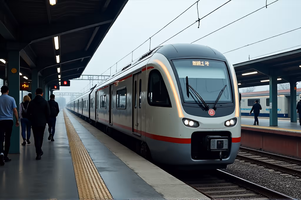Blüten der Sinophobie: Chinesische Züge & Sicherheit? | Symbolbild KI-generiert © 2026 EMH AG JS by Flux