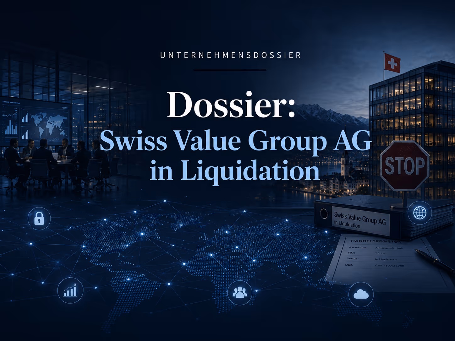Dossier: Swiss Value Group AG in Liquidation | Symbolbild KI-generiert © 2026 EMH AG JS by OpenAI 5.5