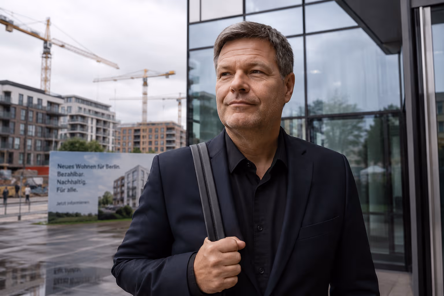 Robert Habeck: Karrieredrehtür zum Immobilien-Neu-Lobbyisten? | Symbolbild KI-generiert © 2026 EMH AG JS by OpenAI 5.5