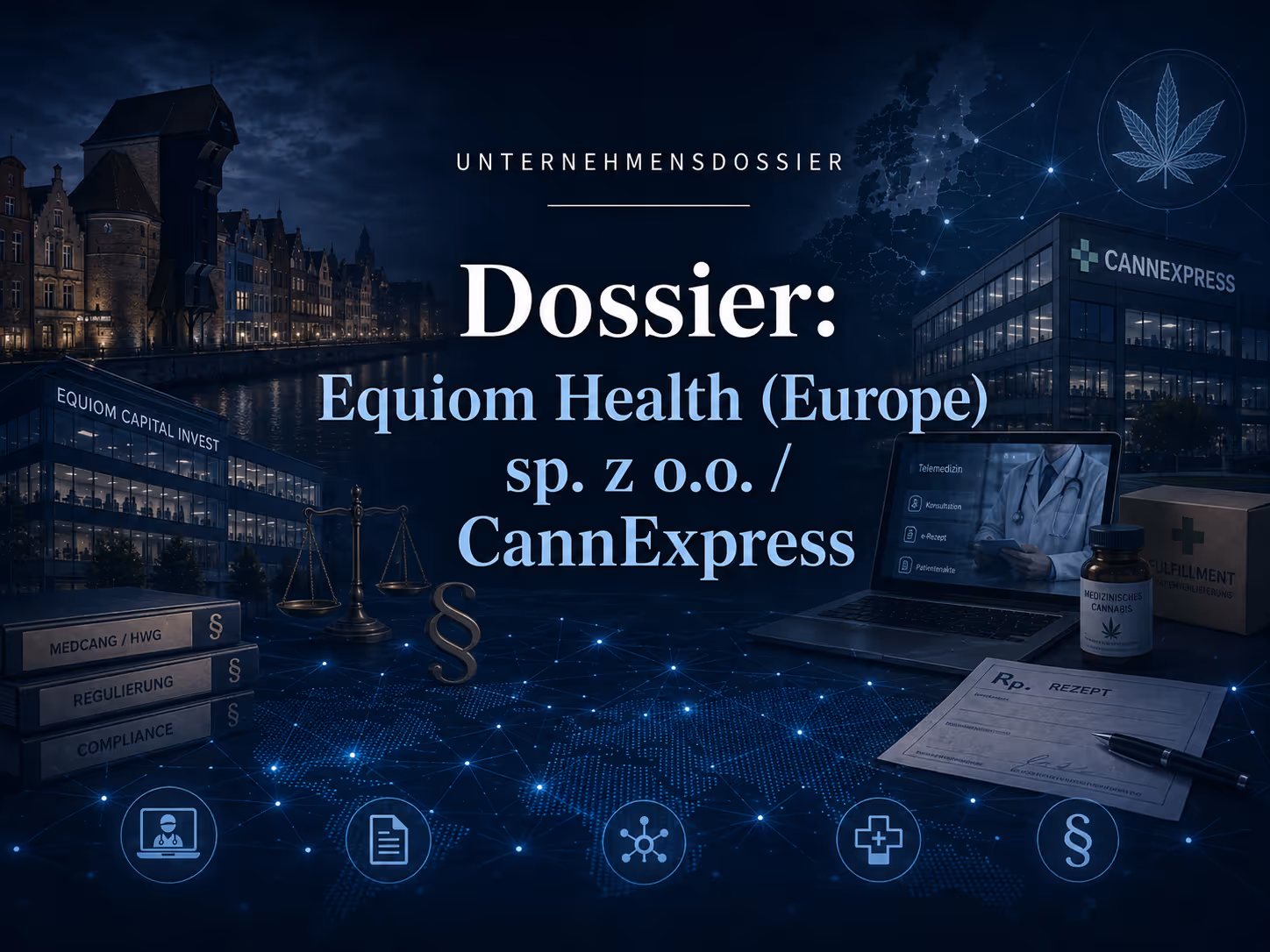 Dossier: Equiom Health (Europe) sp. z o.o. / CannExpress | Symbolbild KI-generiert © 2026 EMH AG JS by OpenAI 5.5