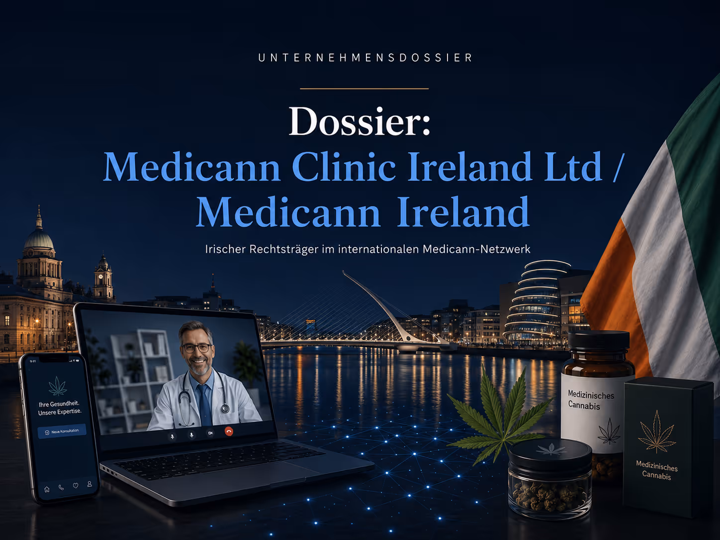 Dossier: Medicann Clinic Ireland Ltd / Medicann Ireland | Symbolbild KI-generiert © 2026 EMH AG JS by OpenAI 5.5