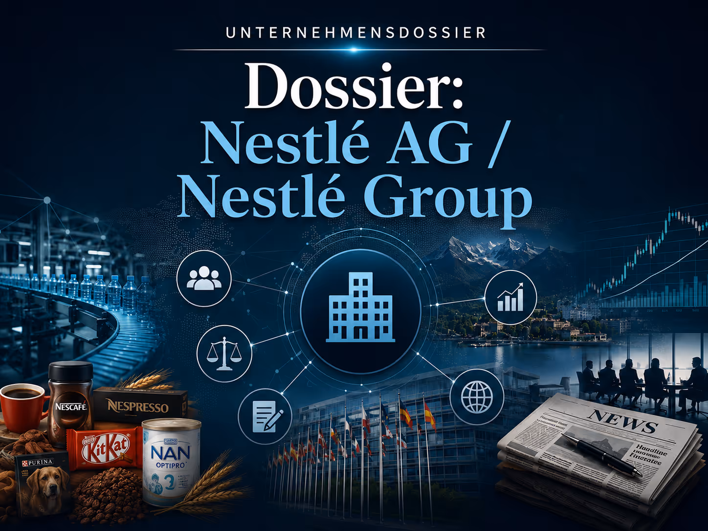 Dossier: Nestlé AG / Nestlé Group | Symbolbild KI-generiert © 2026 EMH AG JS by OpenAI 5.5