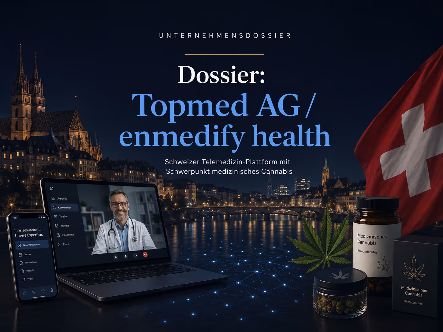 Dossier: Topmed AG / enmedify health | Symbolbild KI-generiert © 2026 EMH AG JS by OpenAI 5.5